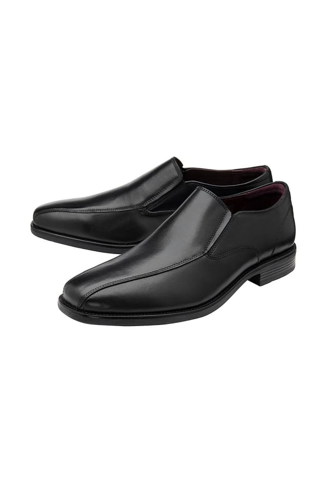 Lotus Lotus Men's Black 'Wincanton' Leather Loafers - 2