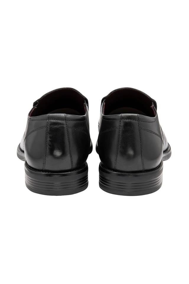 Lotus Lotus Men's Black 'Wincanton' Leather Loafers - 3
