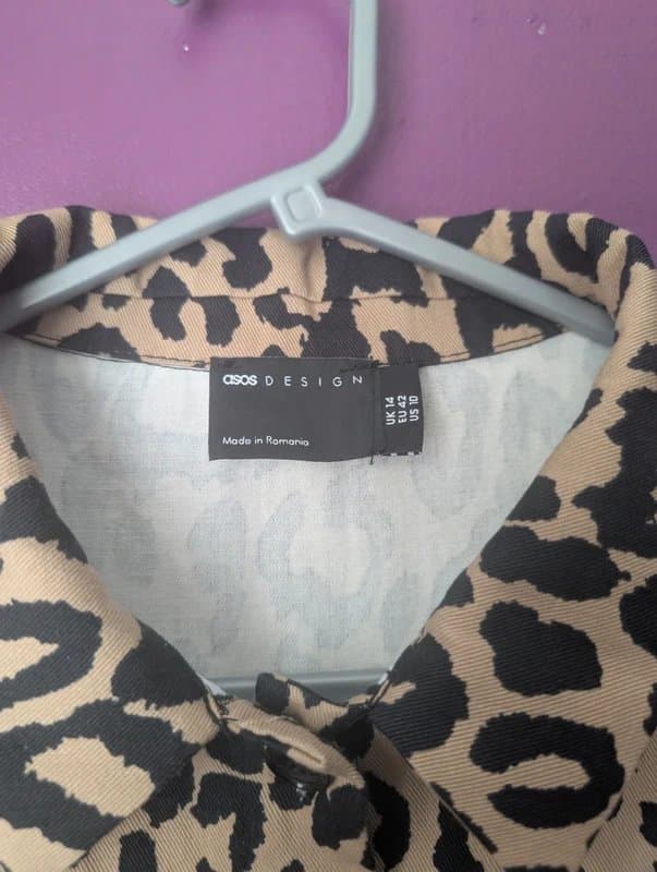 ASOS Design Leopard print jumpsuit