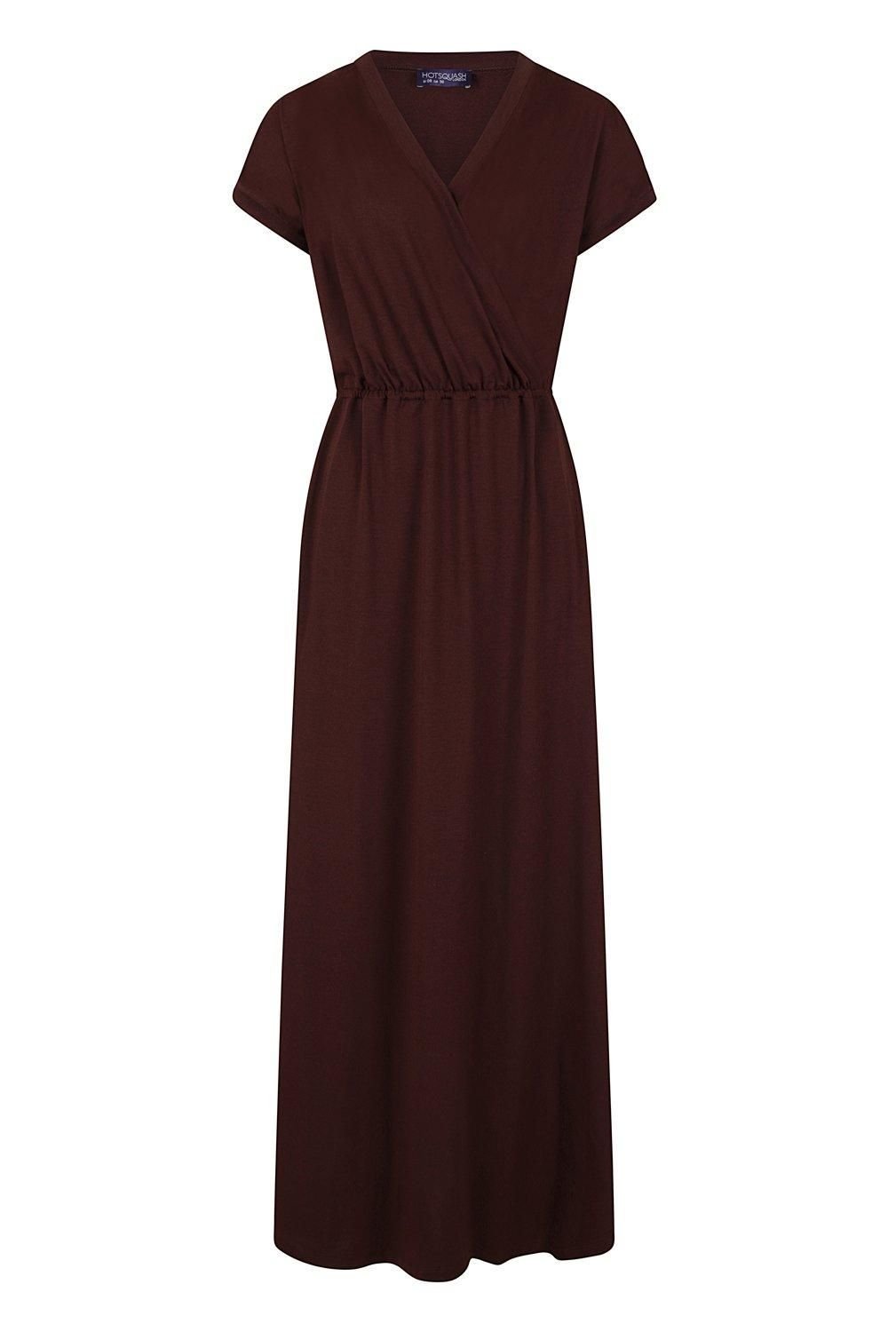 Hot Squash Hot Squash Women's Maxi Dress in Chocolate - 3