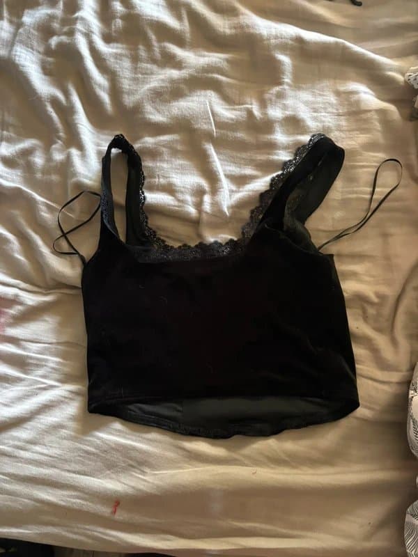 New Look Velvet Corset Top