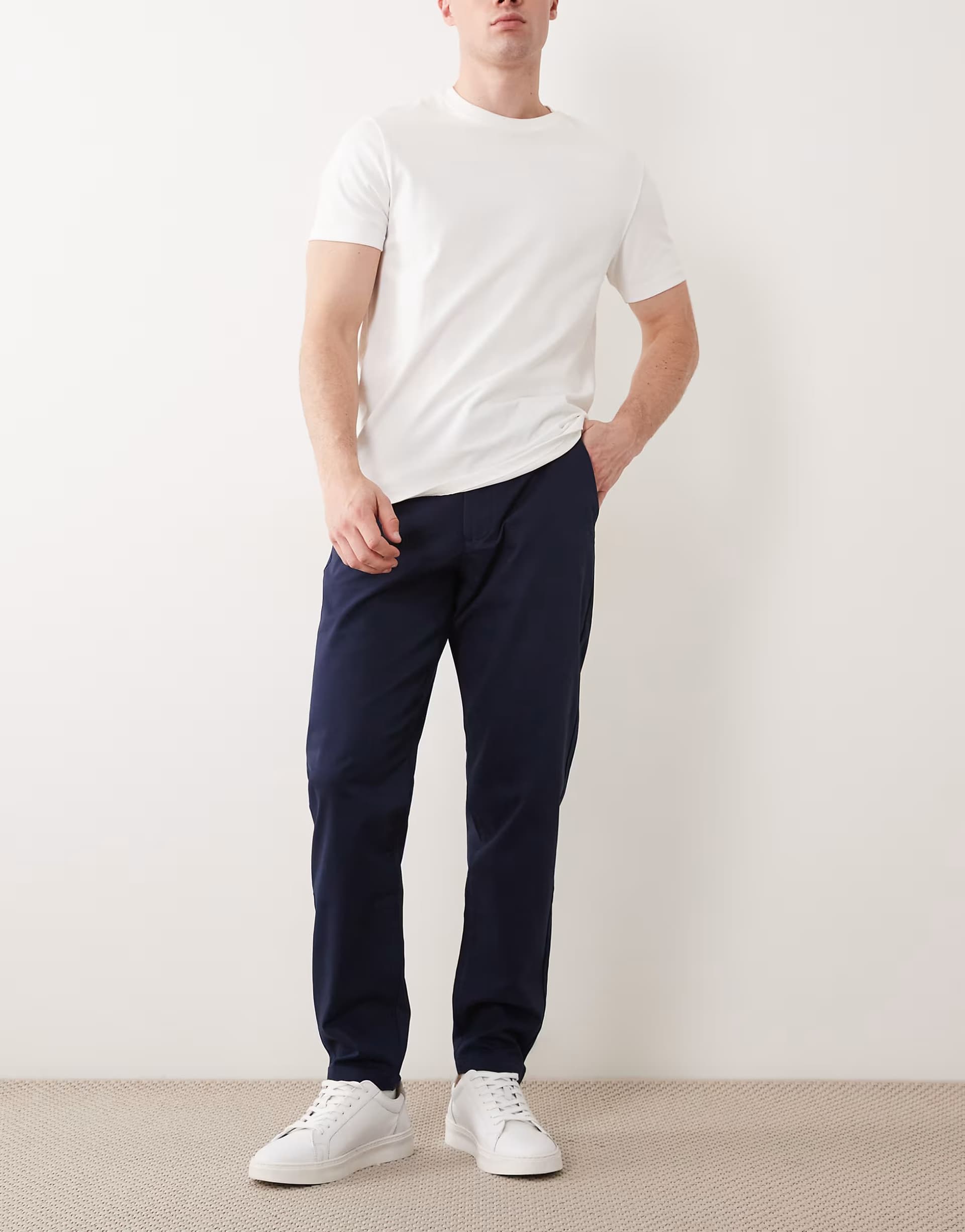 ASOS ASOS Navy Tapered Chinos
