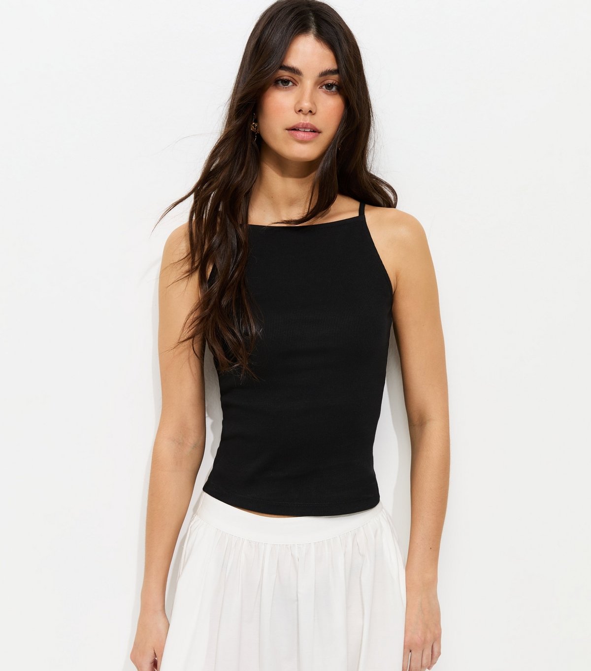 New Look Women's Black Thin Strap Vest New Look - 2