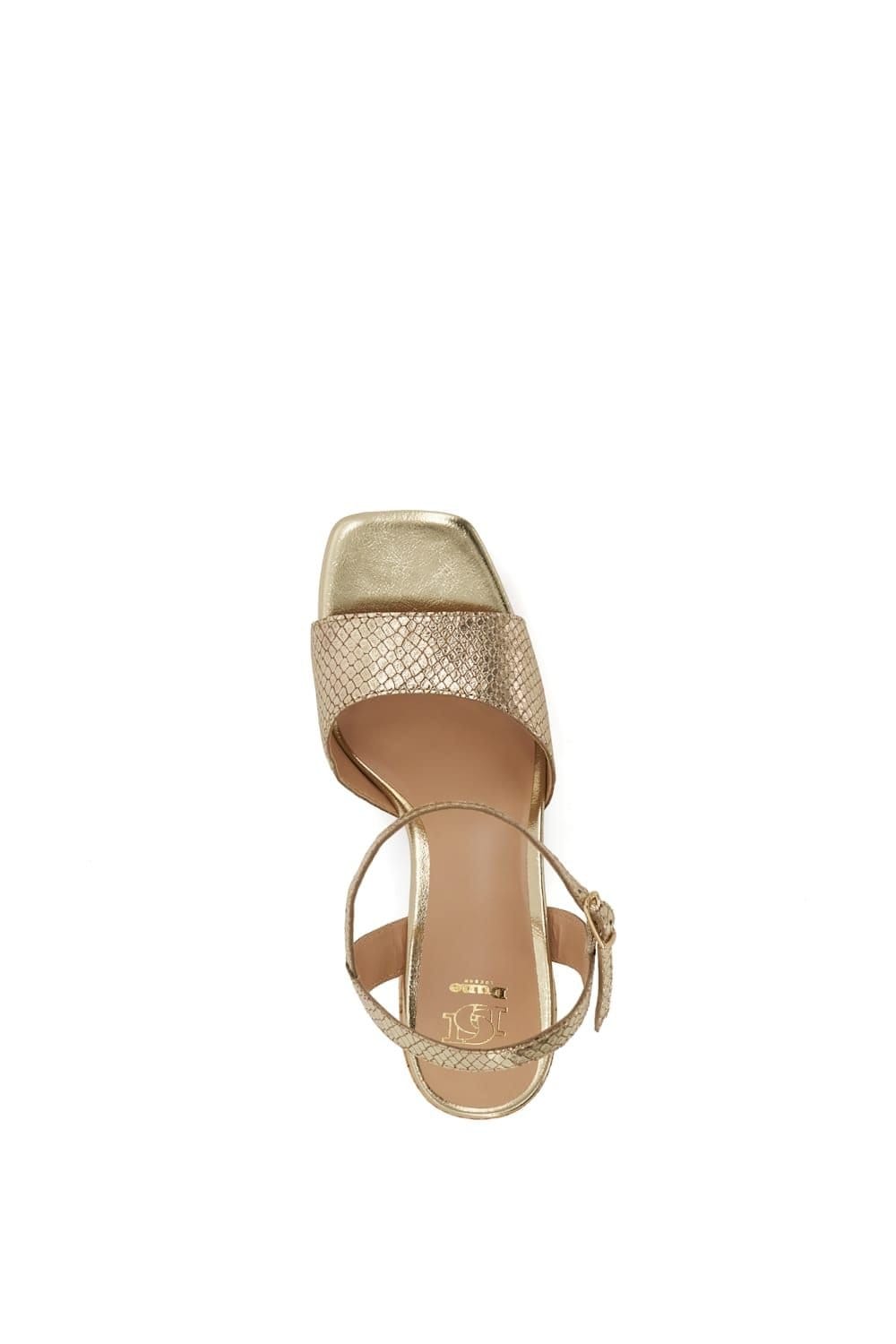 Dune London Dune London Women's 'Jacuzzi' Leather Sandals in Metallics - 4