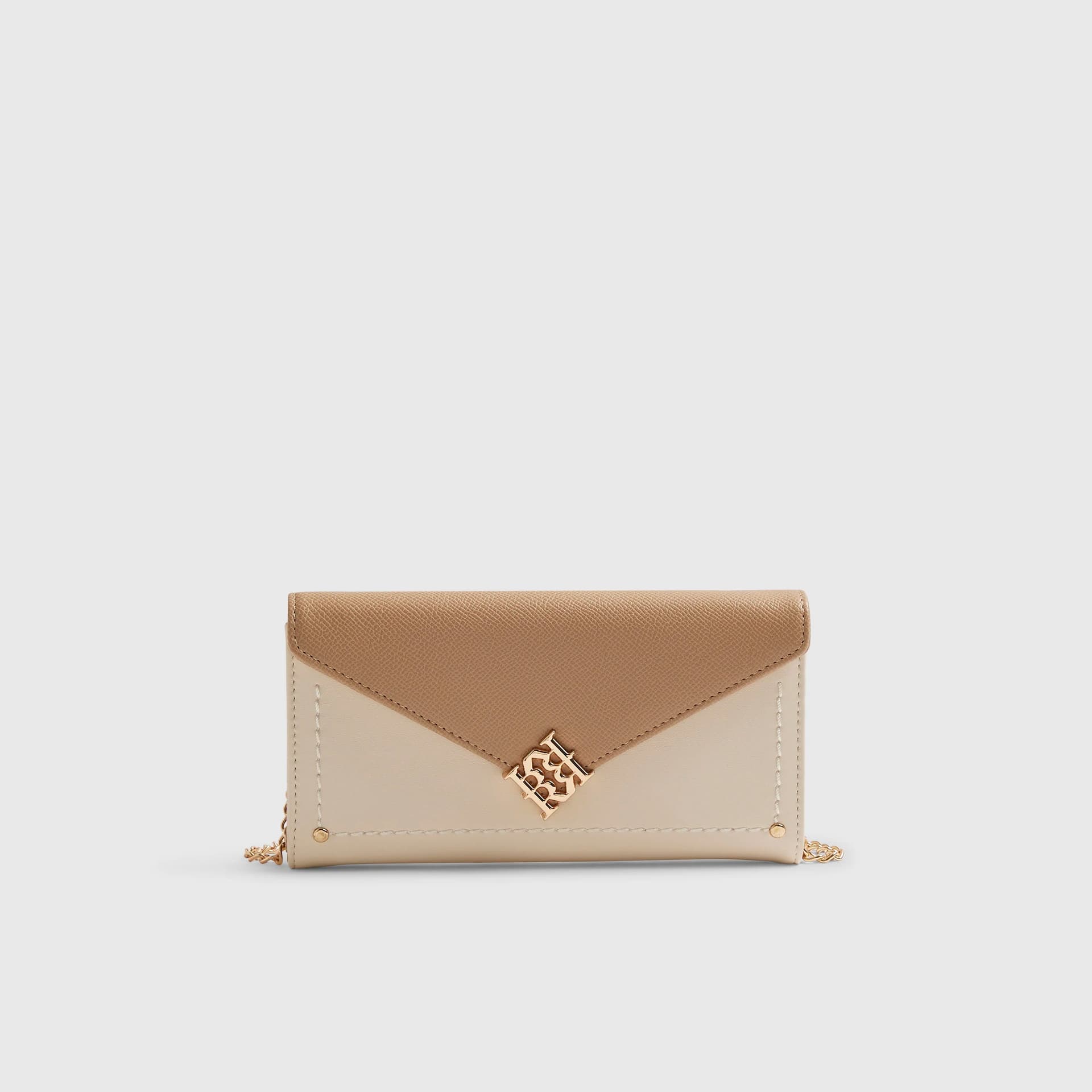 River Island River Island Womens Cream Flap Crossbody Purse