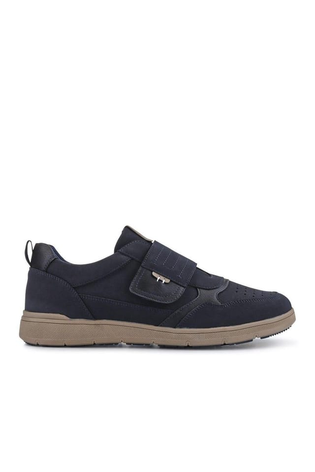 Pavers Pavers Men's Wide-Fit Touch-Fasten Comfort Shoes in Navy - 2