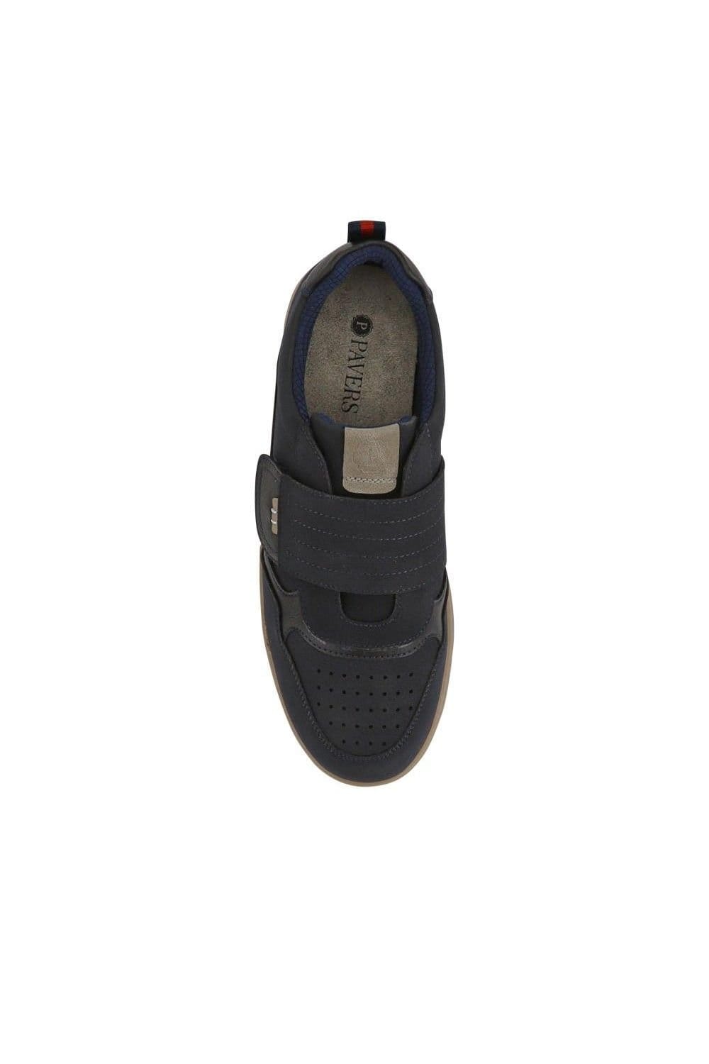 Pavers Pavers Men's Wide-Fit Touch-Fasten Comfort Shoes in Navy - 4