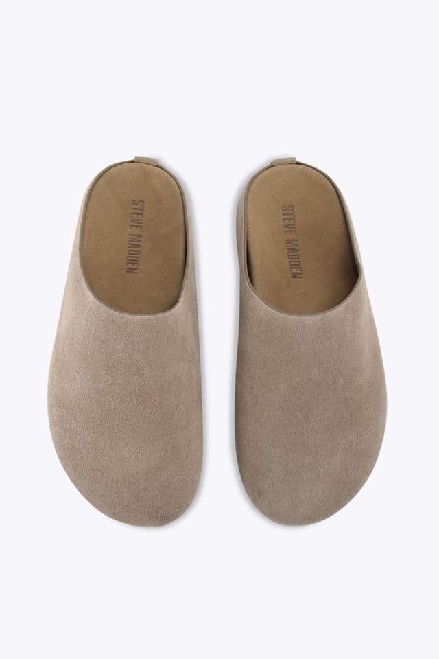 Steve Madden STEVE MADDEN Women's 'Fern Taupe' Suede Flats in Taupe - 2