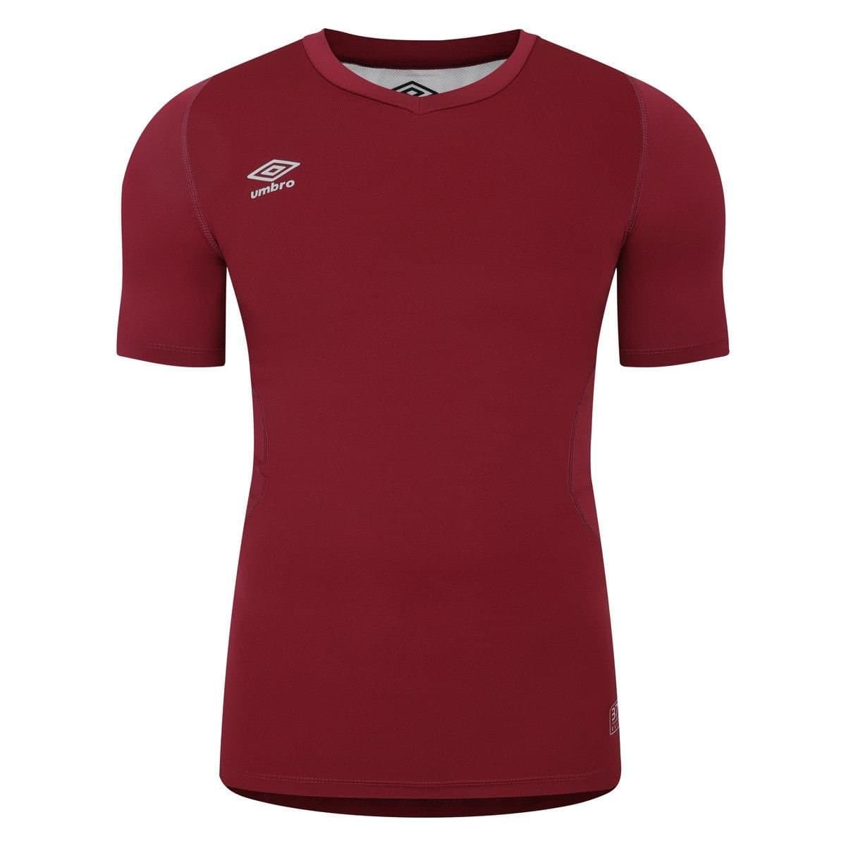 Umbro Umbro Men's Elite V Neck Base Layer Top in Burgundy
