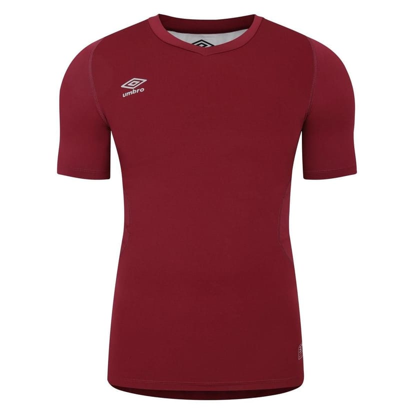 Umbro Umbro Men's Elite V Neck Base Layer Top in Burgundy - 1