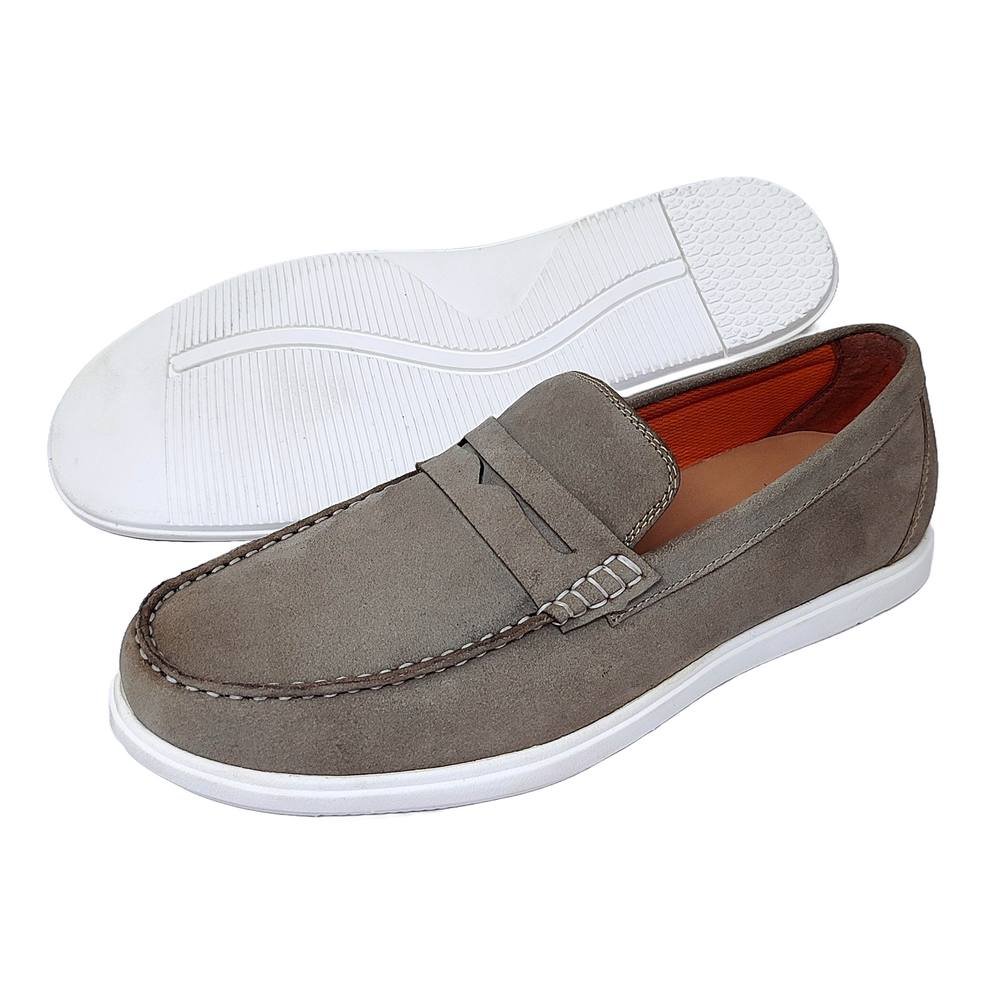 LB COMFORT LB COMFORT Men's Claudio Leather Shoes in Taupe - 2