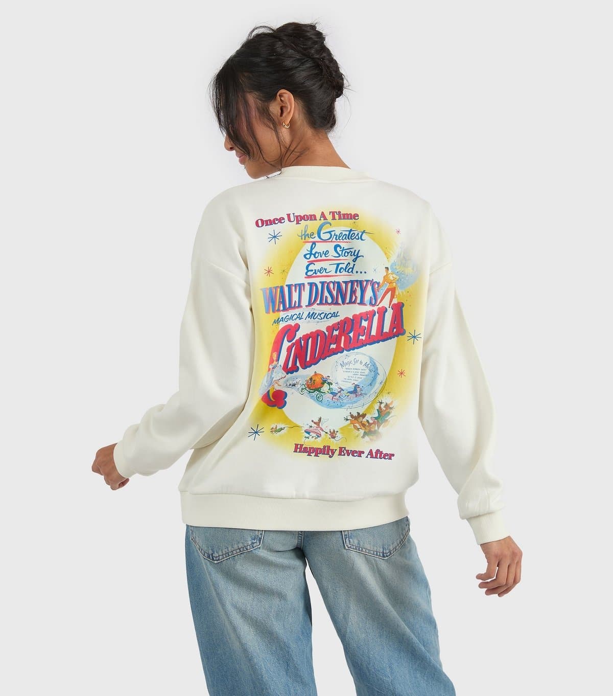 Custard Custard White Cinderella Graphic Sweatshirt