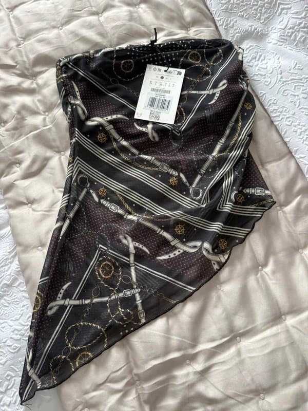 Bershka Bershka bandeau tulle top s