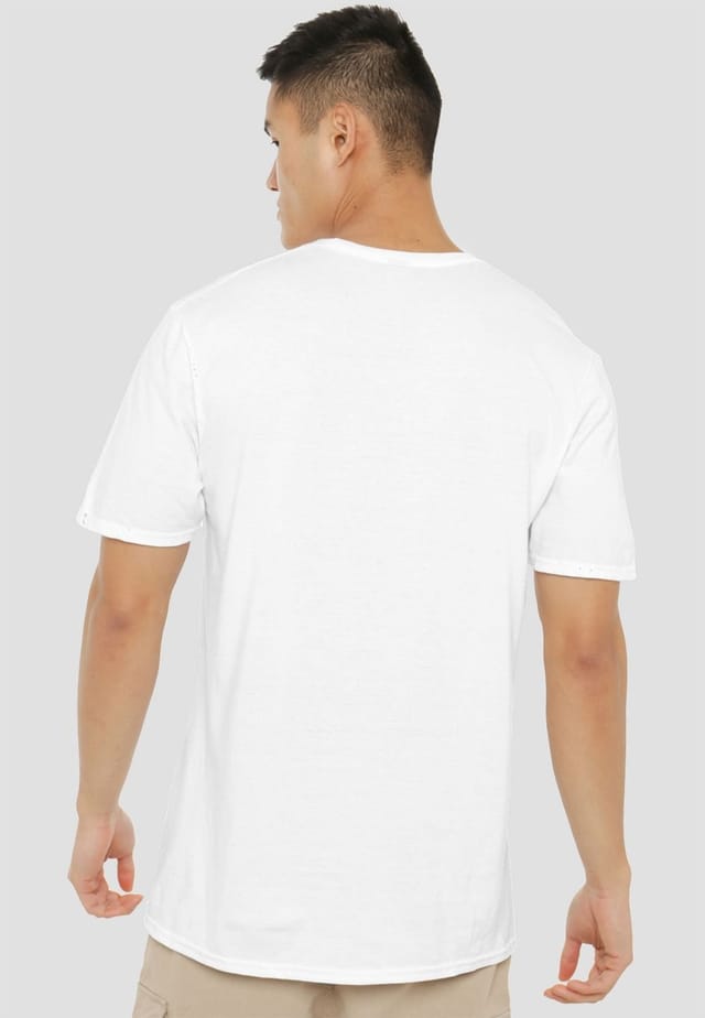 Universal Universal Men's Jaws Acid Warp T-Shirt, White - 2