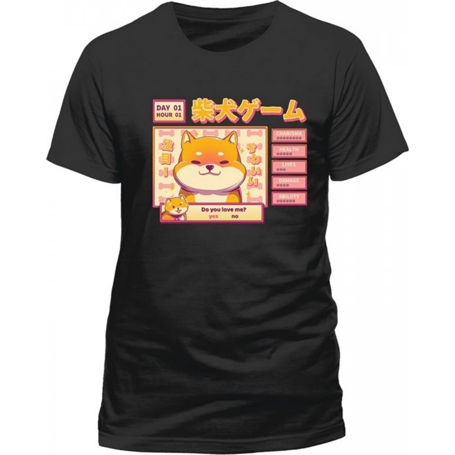 Ilustrata Ilustrata Men's Shiba Novel T-Shirt in Black