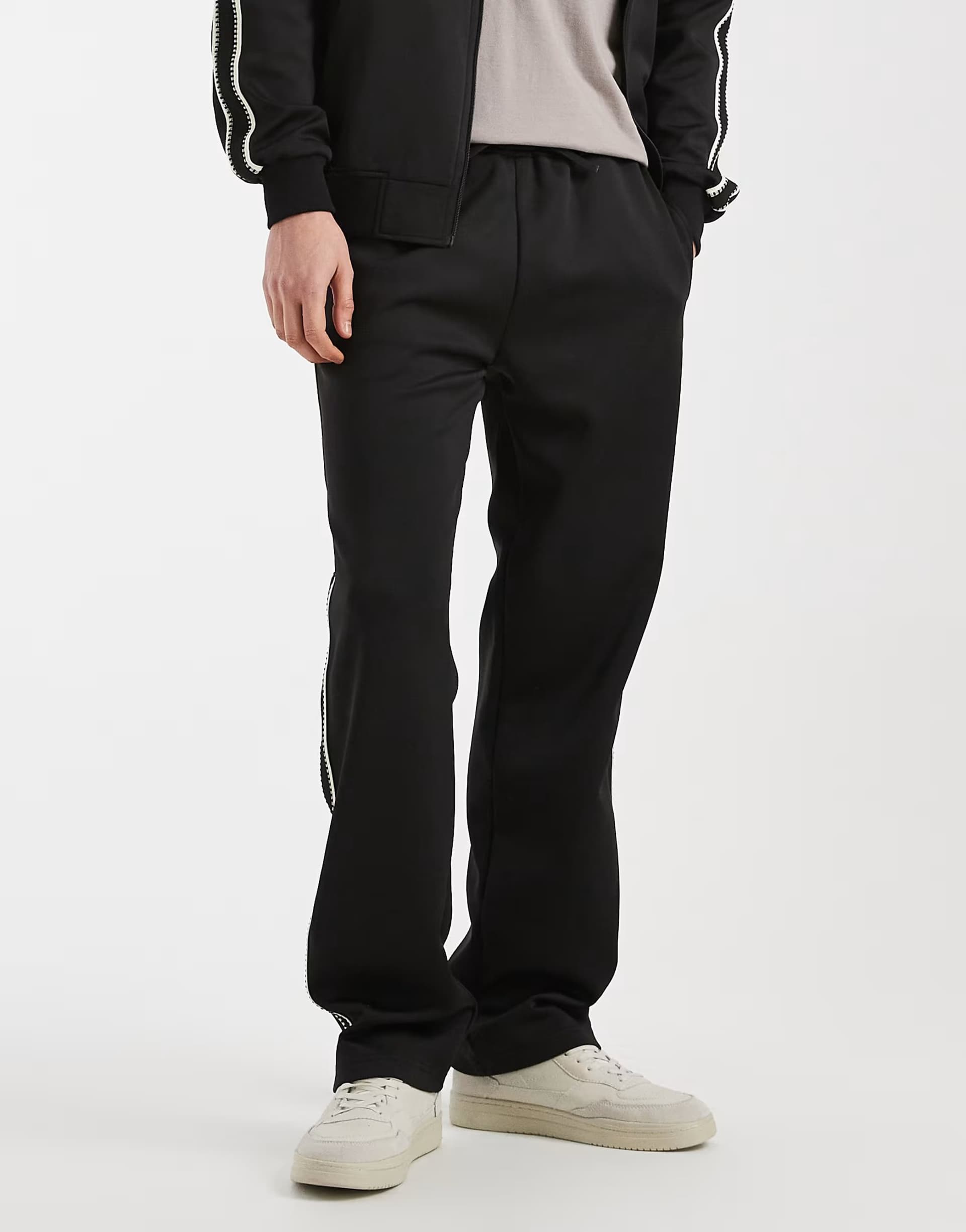 ASOS Redefined Rebel Theo trousers co-ord in black