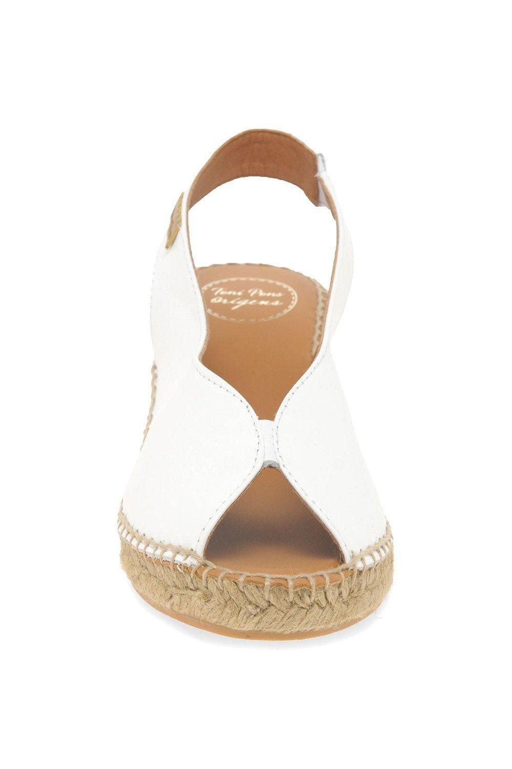 Toni Pons Toni Pons Women's 'Laila' Wedge Heel Espadrille Sandals in White - 3