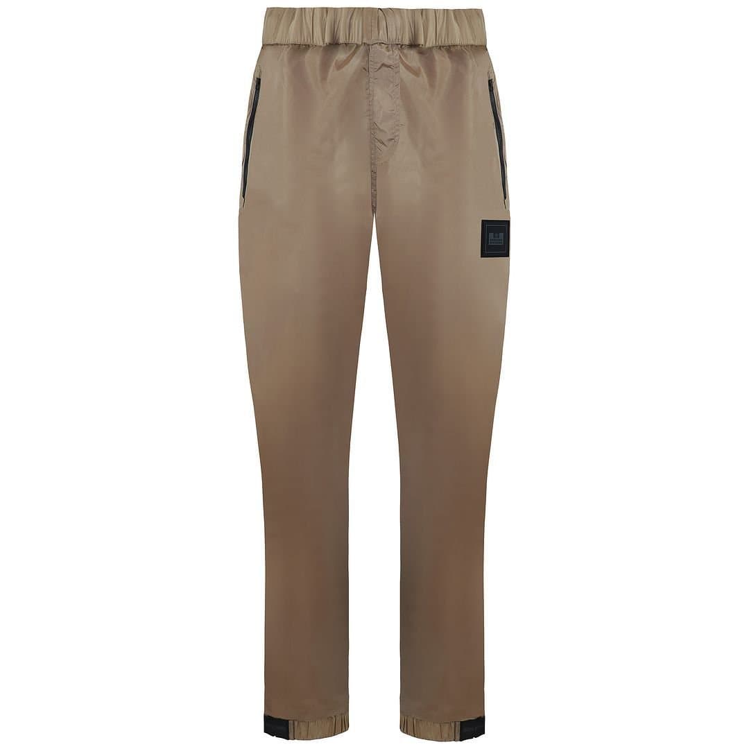 Weekend Offender Weekend Offender Men's Espinosa Stretch Waist Brown Track Pants