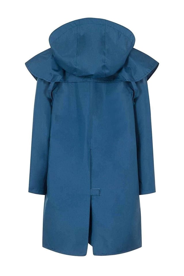 Lighthouse Clothing Lighthouse Clothing Women's Outrider 3/4 Length Waterproof Raincoat in Blue - 3