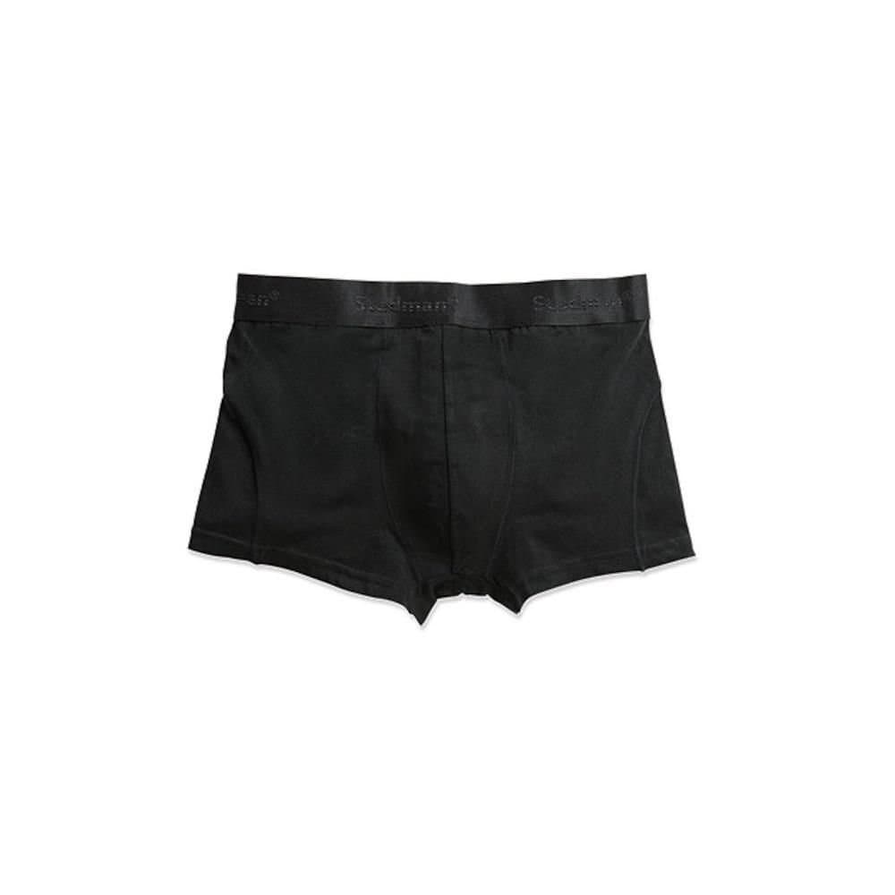 Stedman Stars Stedman Stars Men's Stedman Dexter Boxer Shorts (2 Pack) in Black