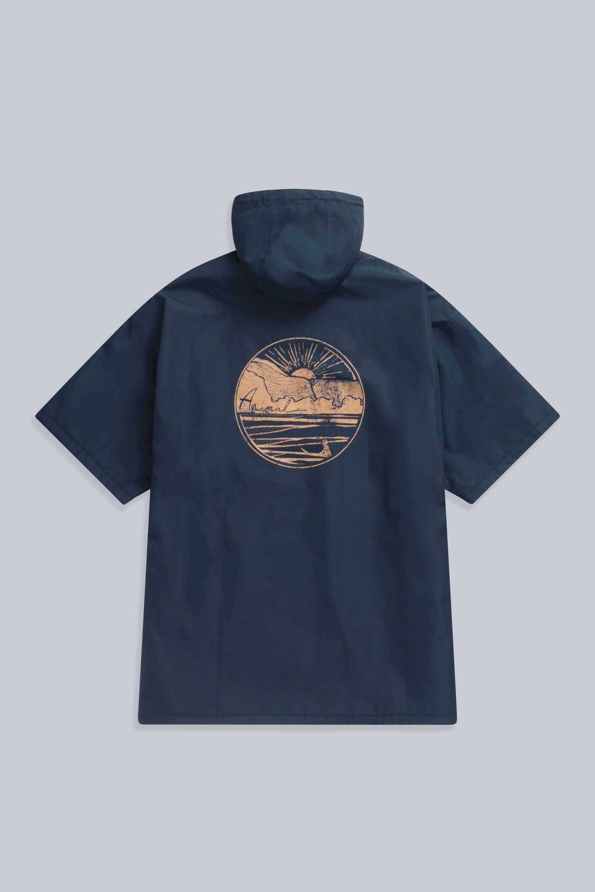 Animal Animal Women's 'Misty' Waterproof Fleece Lined Parka Jacket Warm Hooded Full Zip Coat in Navy - 2