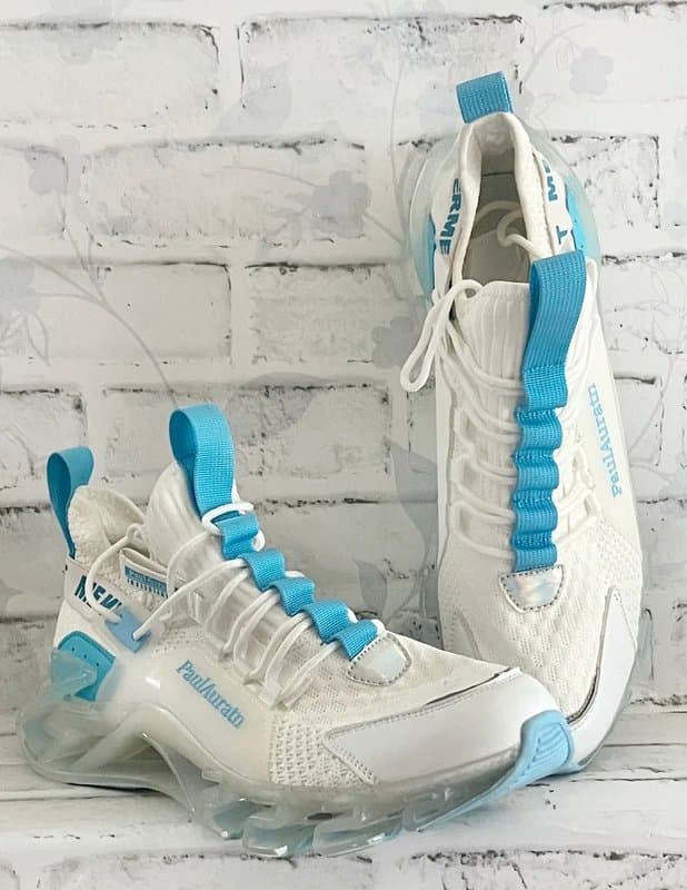 Paul Auratn Running Shoes Trainers By Paul Auratn. White/Blue. Size 9