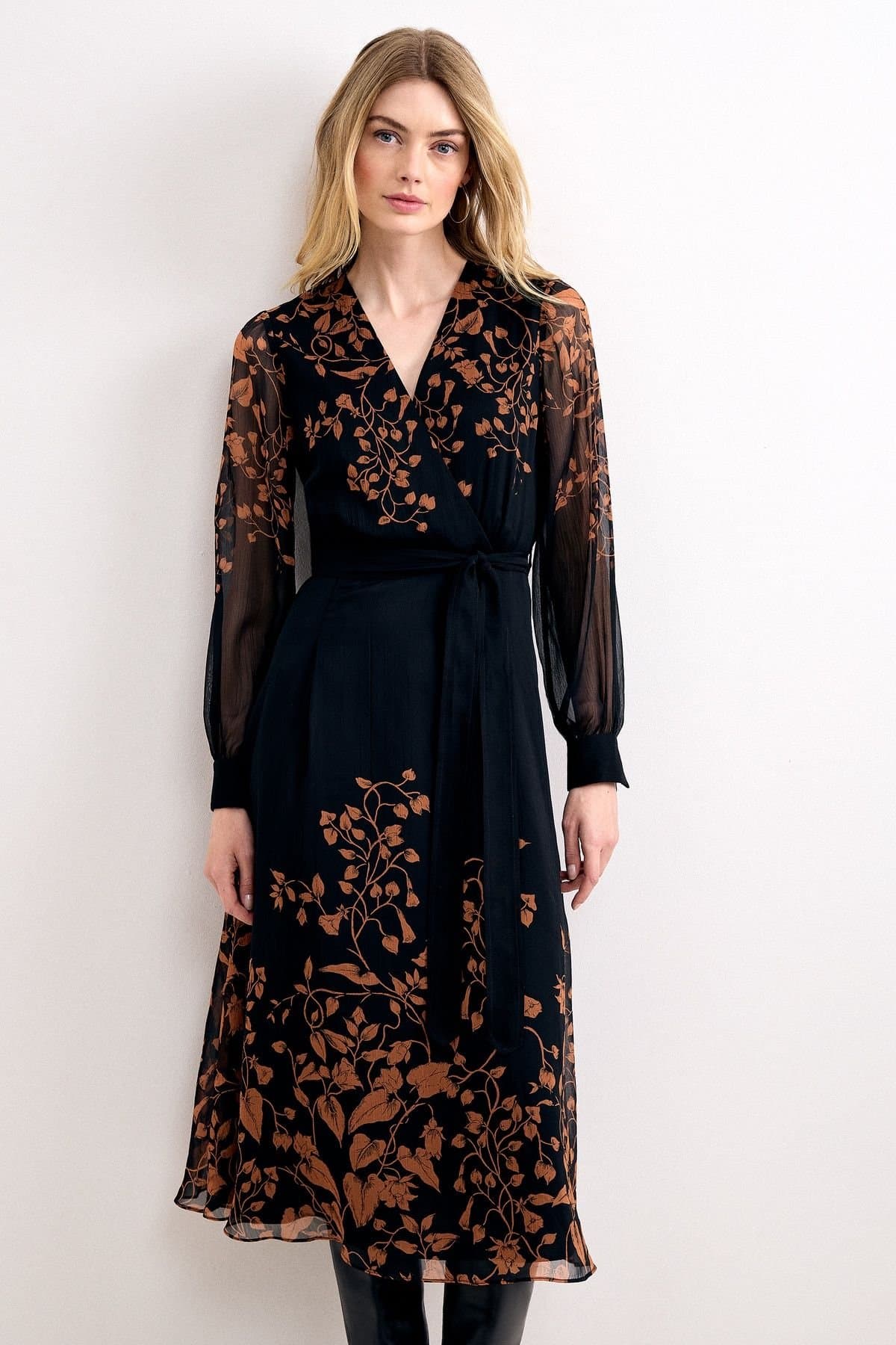 Phase Eight Phase Eight Women's Petite Arema Dress in Black