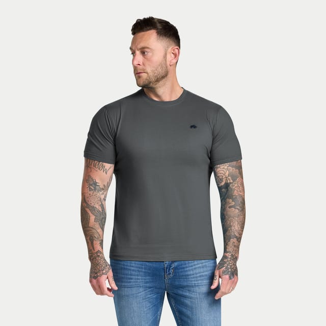 raging bull Raging Bull Men's Classic T-Shirt in Charcoal - 2
