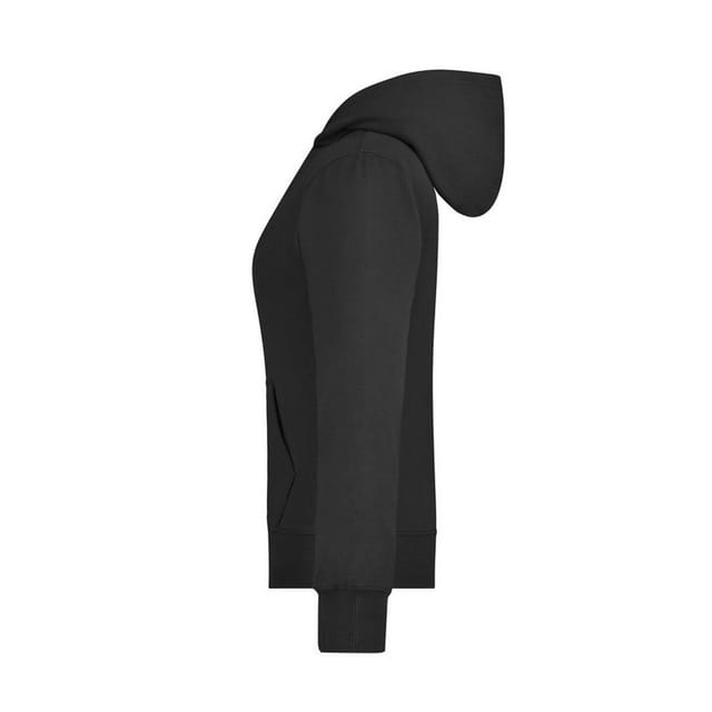 James and Nicholson James and Nicholson Women's Full Zip Hoodie in Black - 3