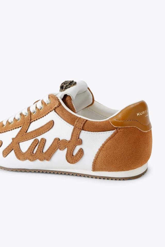 Kurt Geiger London Kurt Geiger London Women's 'Kurt Islington' Leather Suede Trainers in Light Brown - 3