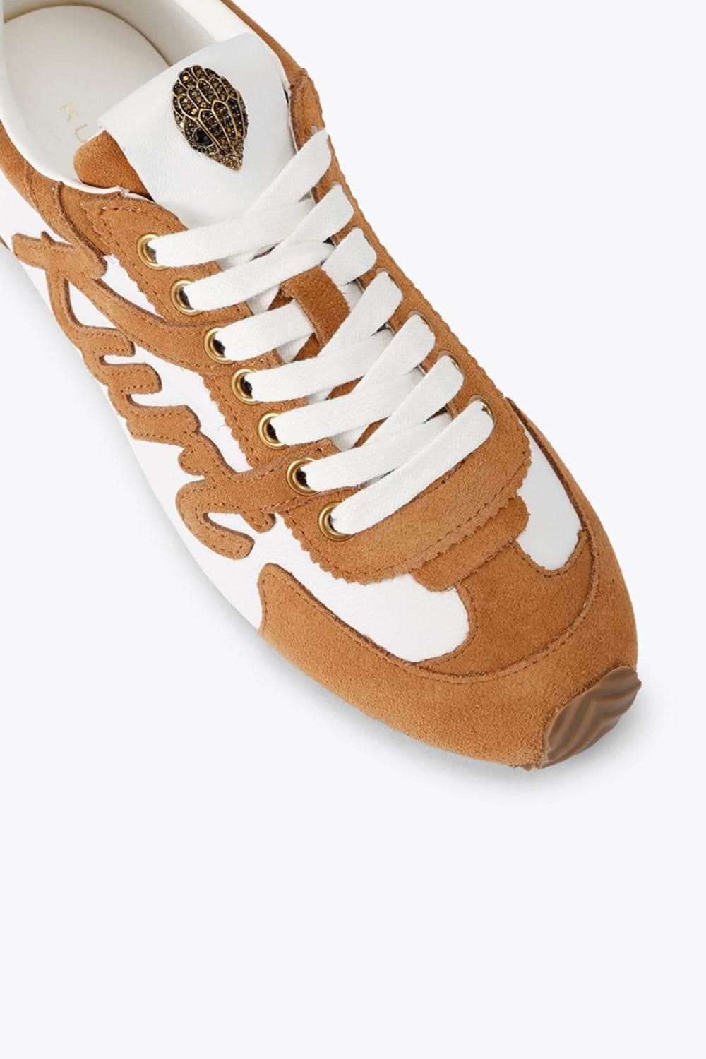 Kurt Geiger London Kurt Geiger London Women's 'Kurt Islington' Leather Suede Trainers in Light Brown - 4