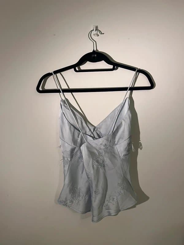 ASOS Baby blue satin cami top