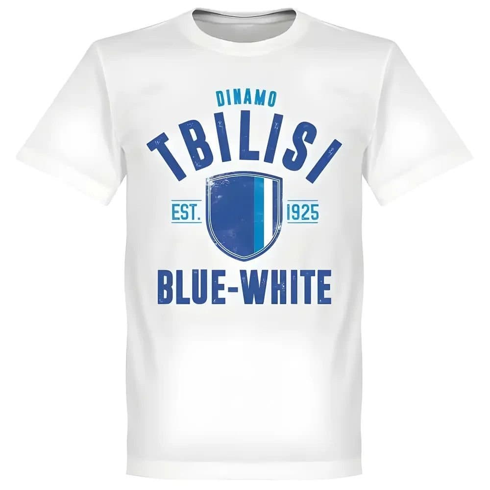 Dinamo Tbilisi Dinamo Tbilisi Men's Established T-Shirt in White