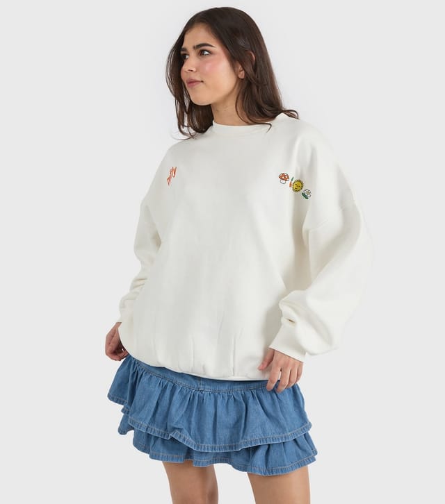 Skinnydip Women's White Miffy Print Sweatshirt Skinnydip New Look - 2