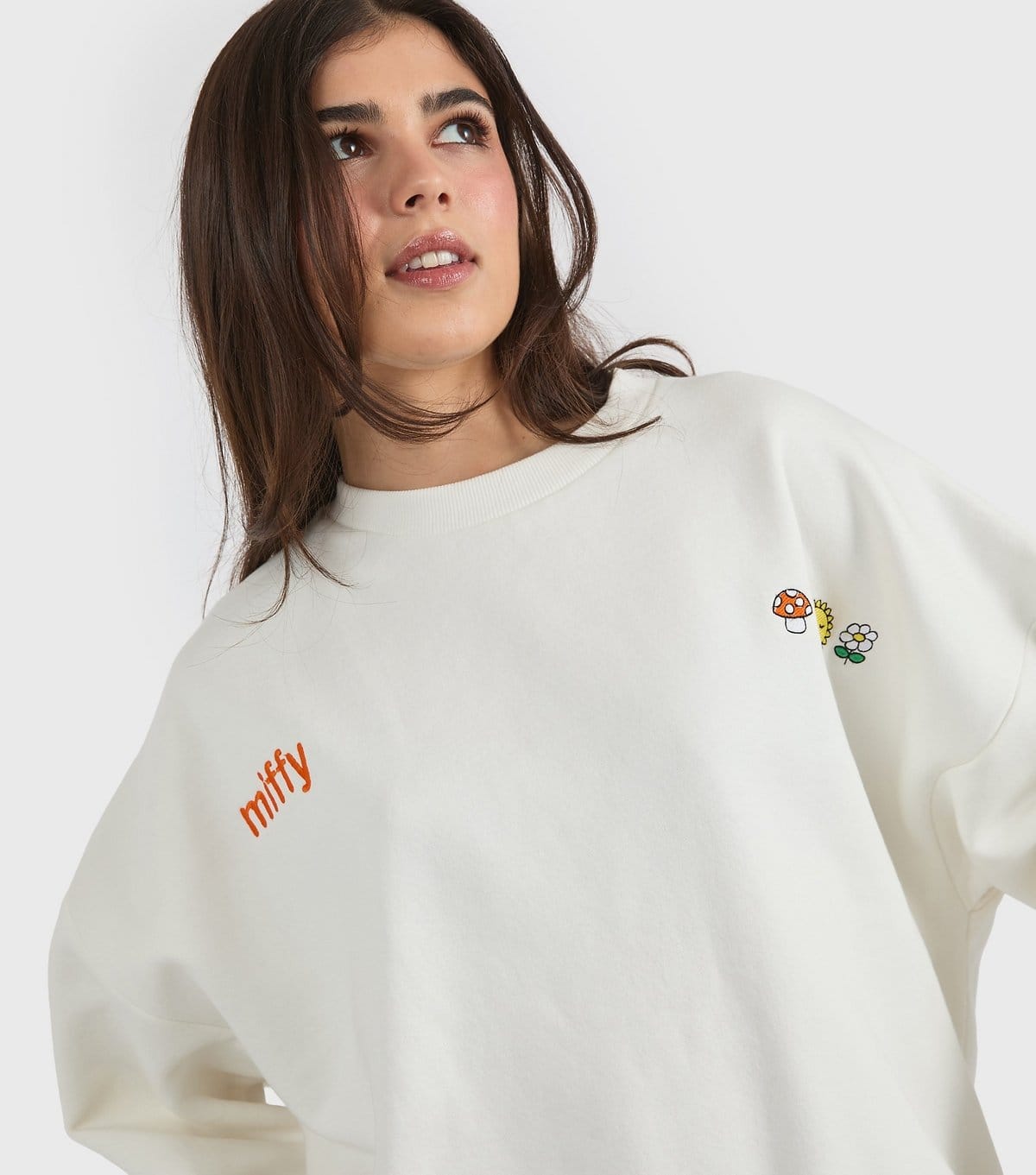 Skinnydip Women's White Miffy Print Sweatshirt Skinnydip New Look - 4