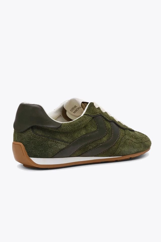 Steve Madden STEVE MADDEN Women's 'Abbi Trainer Olive' Trainers in Green - 2
