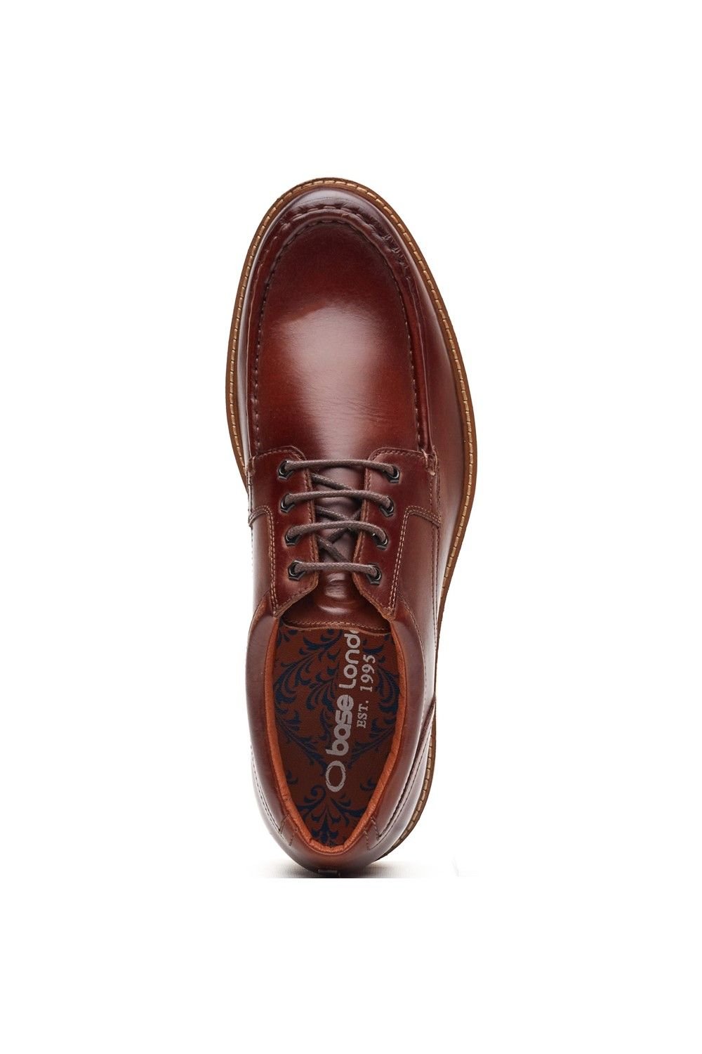 Base London Base London Men's Langdon Apron Toe Shoe in Tan - 3