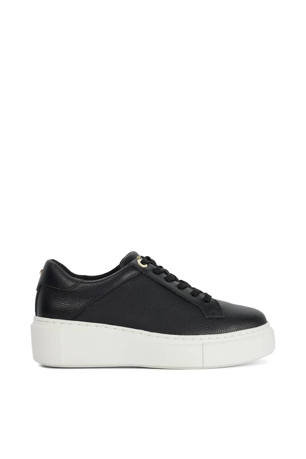 Dune London Dune London Women's 'Evienne' Leather Trainers in Black