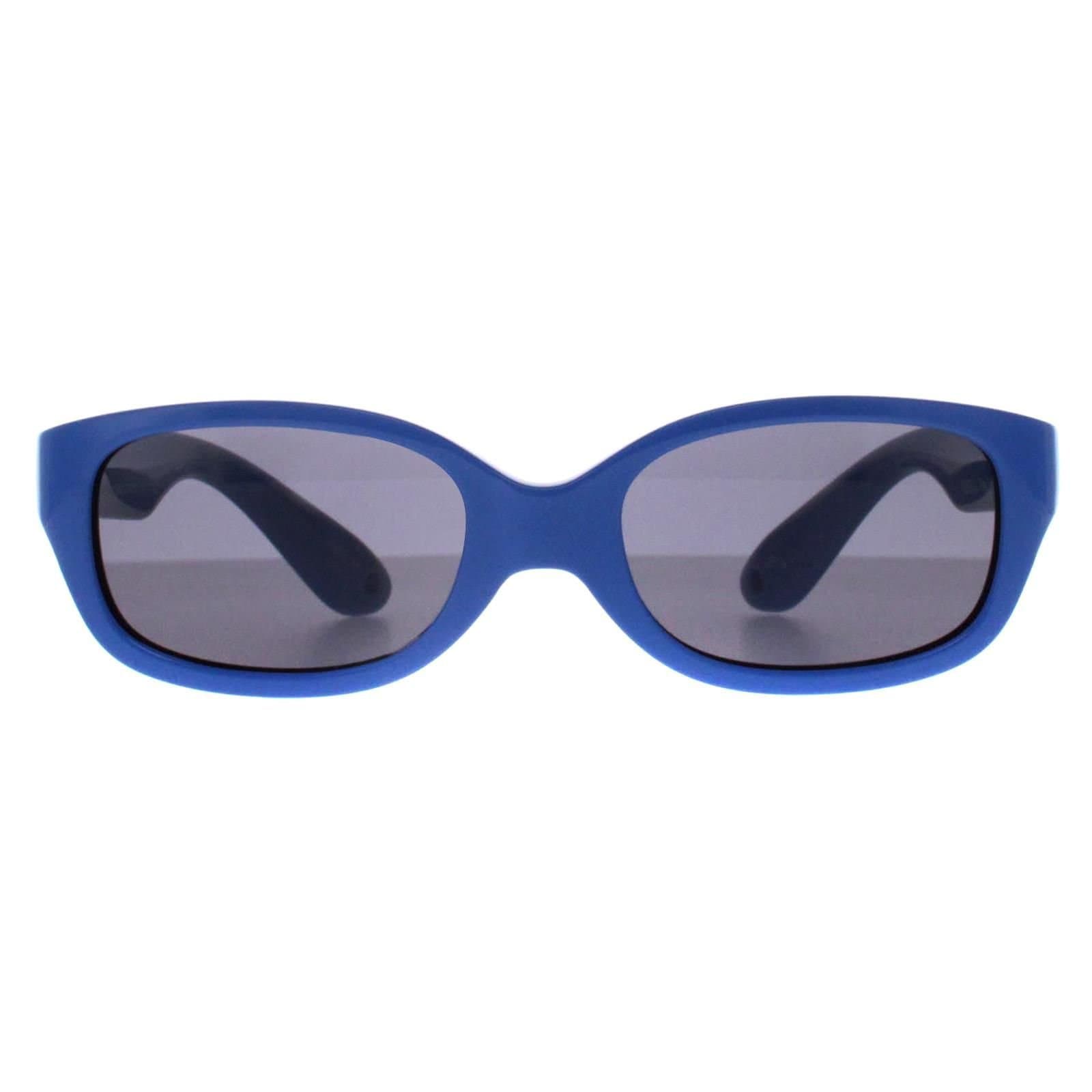 SMARTY SMARTY Men's Blue Grey Rectangle Sunglasses