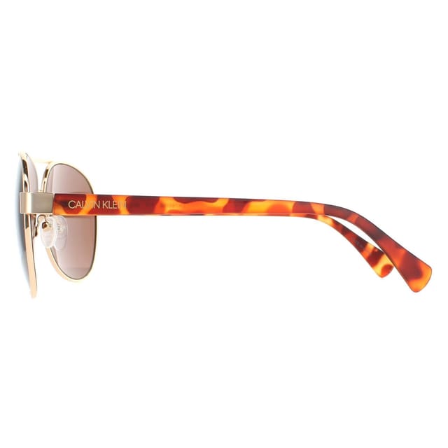 Calvin Klein CALVIN KLEIN Men's Aviator Gold Brown CK19316S - 3