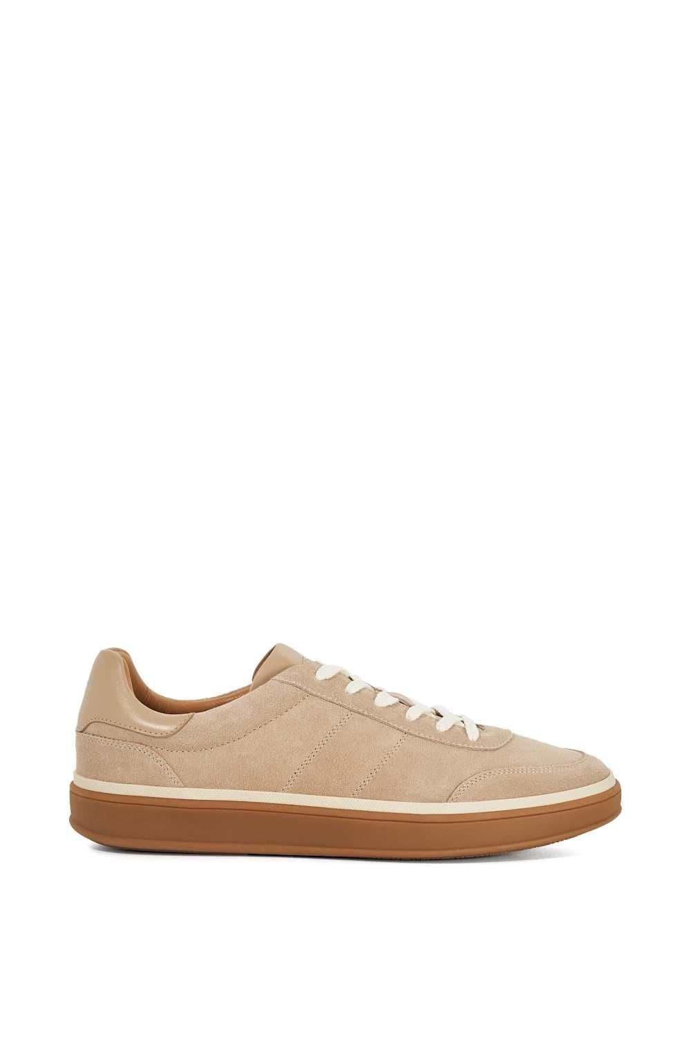 Dune London Dune London Men's 'Tony' Suede Trainers in Natural