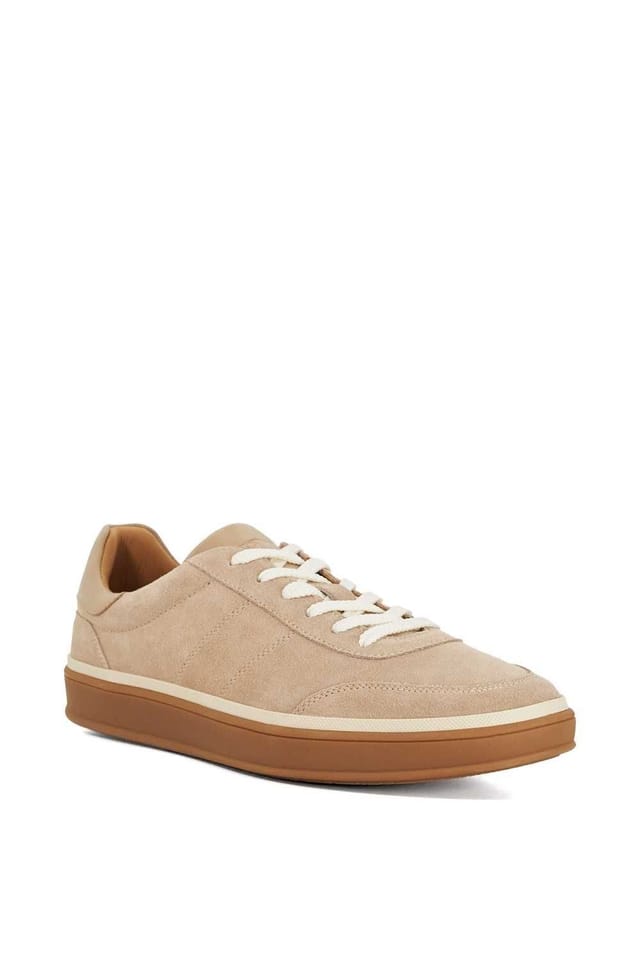Dune London Dune London Men's 'Tony' Suede Trainers in Natural - 2