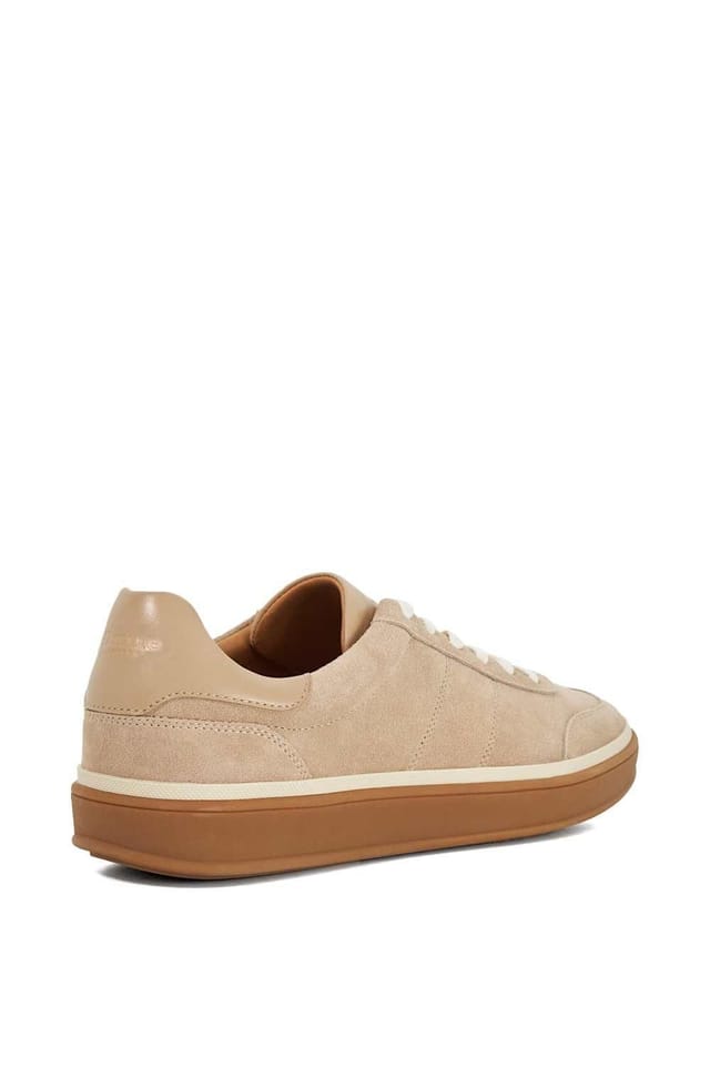 Dune London Dune London Men's 'Tony' Suede Trainers in Natural - 3