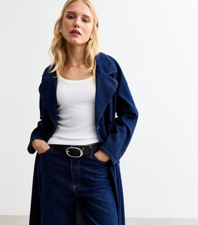 New Look Black Leather-Look Buckled Belt New Look - 2
