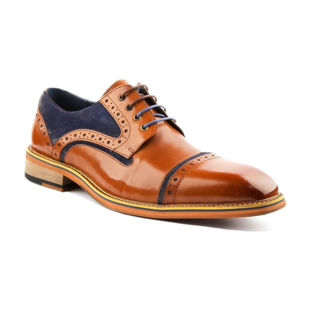 JUSTINREESS ENGLAND JUSTINREESS ENGLAND Men's 'Dennis' Leather Shoes in Brown