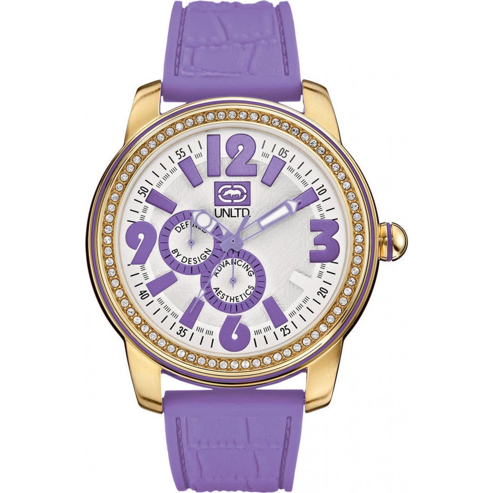 Marc Ecko Marc Ecko Men's E13544G4 48mm Quartz Watch in Purple