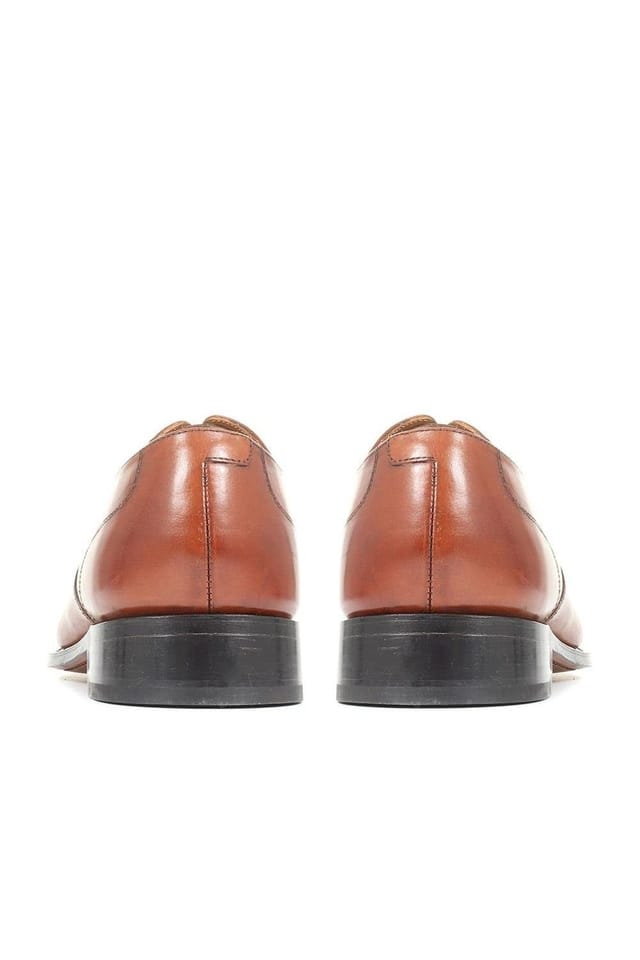 Jones Bootmaker Jones Bootmaker Men's Barnet Goodyear Welted Leather Oxford Shoes in Brown - 3