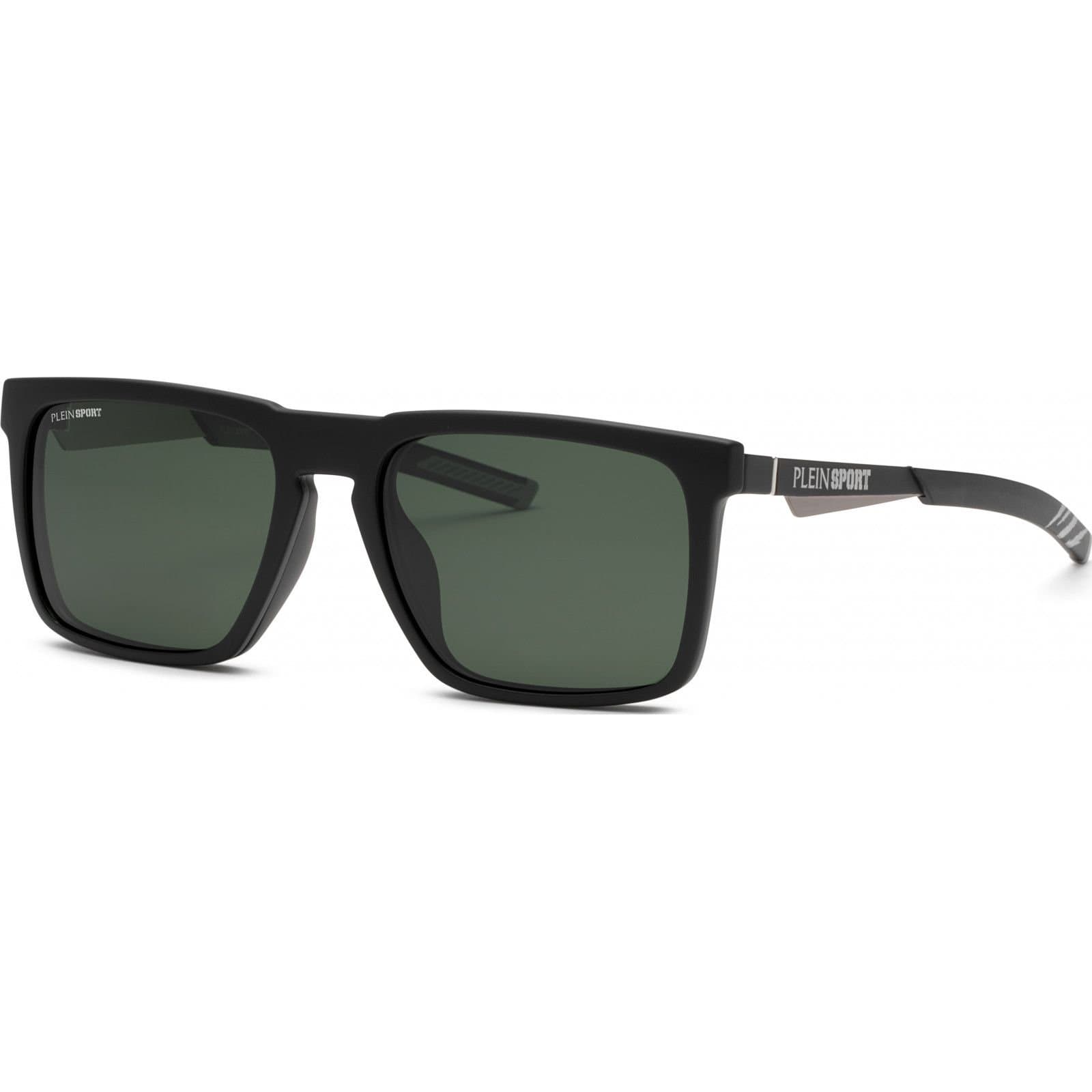 Plein Sport Plein Sport Men's USP026-54U28P Square/Rectangle Sunglasses in Black
