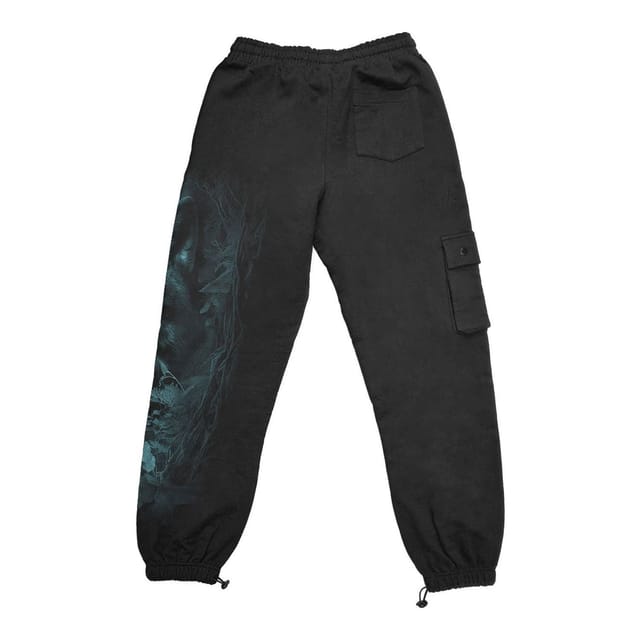 Spiral Direct Spiral Direct Men's Forest Guardians Cargo Jogging Bottoms in Black - 2