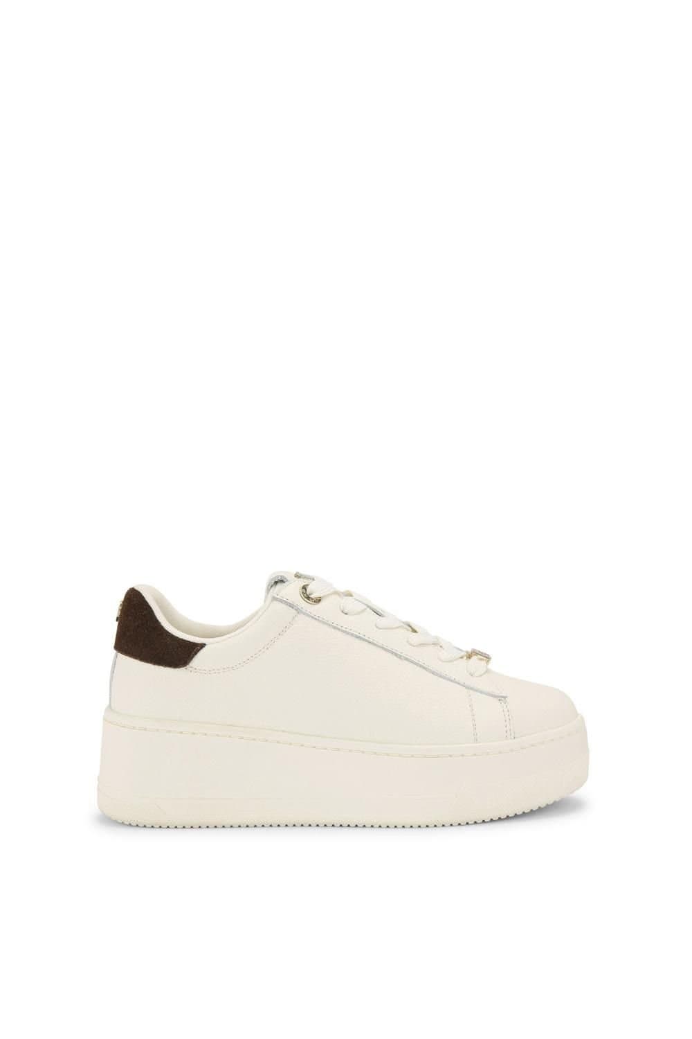 KG Kurt Geiger KG Kurt Geiger White Leather Trainers